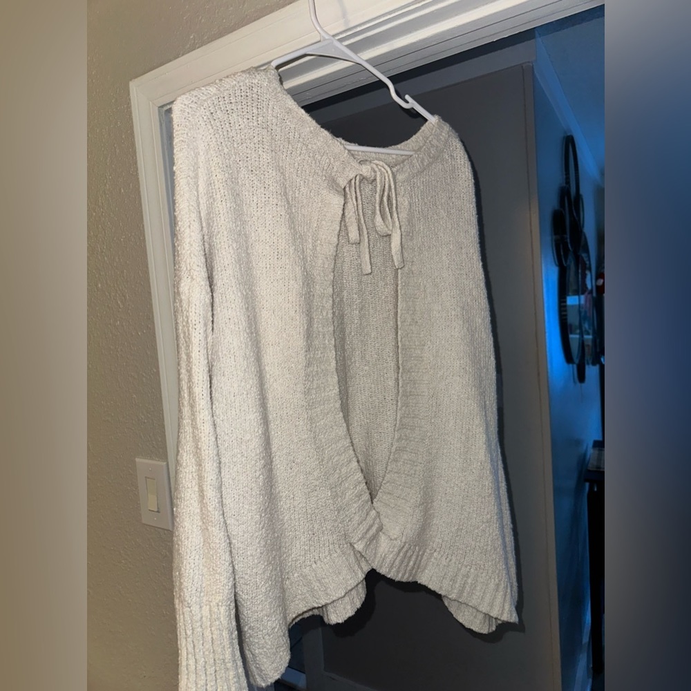 Open Back Sweater